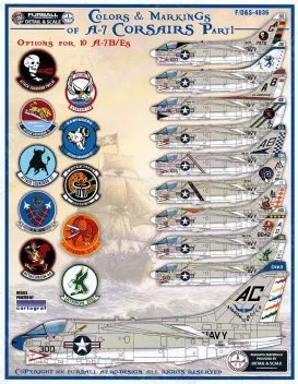 FD&S4836 A-7B/E Corsair II Colours & Markings Teil 1