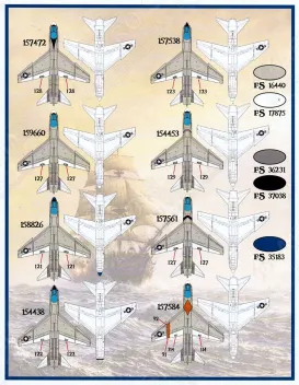FD&S4836 A-7B/E Corsair II Colours & Markings Teil 1