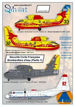 SY72912V2 Feuerlöschflugzeuge französischer Zivilschutz Teil 1