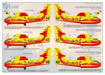 SY72912V2 Feuerlöschflugzeuge französischer Zivilschutz Teil 1