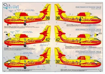 SY72912V2 Feuerlöschflugzeuge französischer Zivilschutz Teil 1