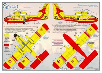 SY72912V2 Feuerlöschflugzeuge französischer Zivilschutz Teil 1