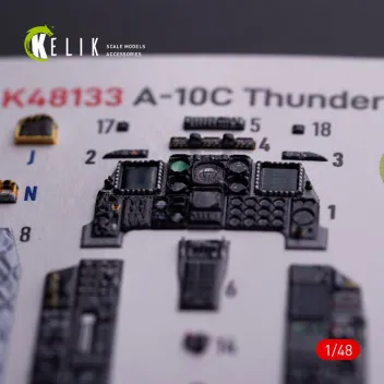 K48133 A-10C Thunderbolt II 3D-gedruckte Cockpitdetails