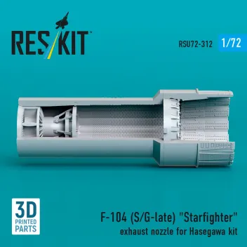 RSU720312 F-104G/S Starfighter (späte Varianten) Schubdüse