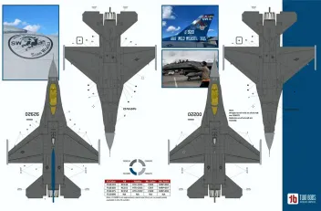 TB48292 F-16C Block 50 Fighting Falcon 60 Jahre Wild Weasel