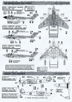 MA72024 Corsair, Ramier, Sea Vixen & Tucano