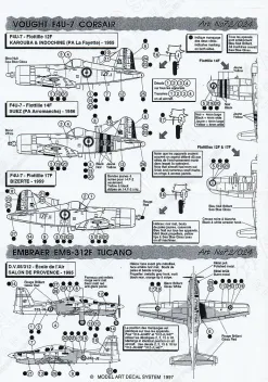 MA72024 Corsair, Ramier, Sea Vixen & Tucano