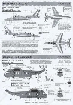 MA72044 Alpha Jet, Chickasaw & Sea King
