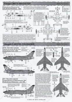 MA72045 Crusader, Magister & Sea King