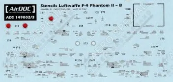 ADMS492 F-4F Phantom II Stencils Norm 72