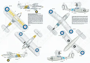 MAL72181 Flycatcher, Nimrod, Sea Gladiator, Skua, Swordfish & Walrus Teil 2