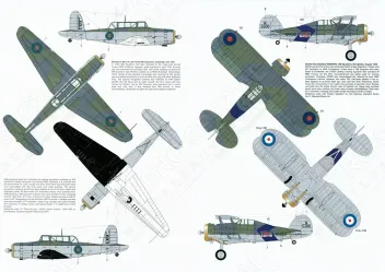 MAL72181 Flycatcher, Nimrod, Sea Gladiator, Skua, Swordfish & Walrus Teil 2