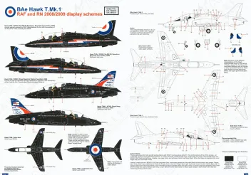 MAL72937 Hawk T.1 Jubiläumsanstriche RAF & Royal Navy