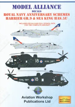 MAL72951 Harrier GR.9 & Sea King HAS.5U Anniversary Schemes RAF & Royal Navy