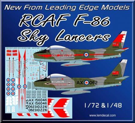 LE48065 F-86 Sabre Mk.5 Aerobatic Team Sky Lancers