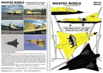 MMD4802 J 35S Draken Last Flight, finnische Luftwaffe