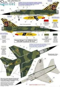 SY48060 Mirage F1JA Special Finish Ecuadorian Air Force