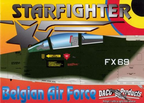 DCD4464 F-/TF-104G Starfighter belgische Luftwaffe