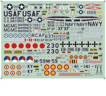 MKD7208 T-33 Thunderbird Colours and Markings