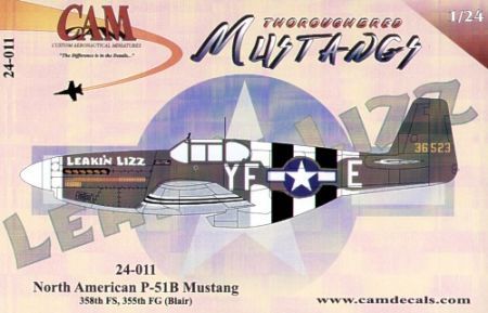 CAM24011 P-51B Mustang (Leakin Lizz), 358th FS/355th FG