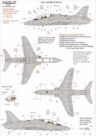 XD32039 Hawk T.1 Warn- und Wartungshinweise