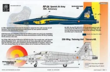 AZD4833 SF-5A/B and SRF-5A Freedom Fighter Spanish Air Force