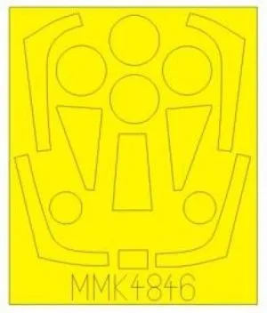 MMK4846 Saab 32 Lansen Maskierfolie