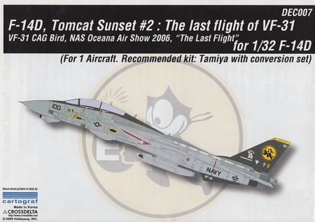 CDD3207 F-14D Super Tomcat VF-31 Tomcatters