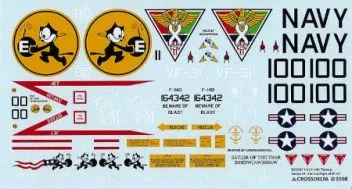 CDD3207 F-14D Super Tomcat VF-31 Tomcatters