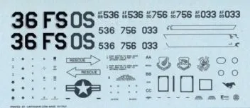 CDD4801 F-16C Fighting Falcon 36th FS Flying Fiends