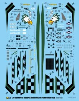 DXM72006 F/A-18E Super Hornet Chippy Ho VFA-195 Dambusters
