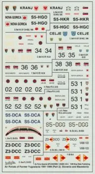BRAFS04 Ex-jugoslawische Luftwaffen 1991-99, Teil 2