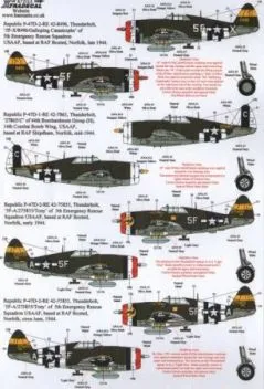 XD72153 P-47C/D Thunderbolt Bomber Formations-Monitore