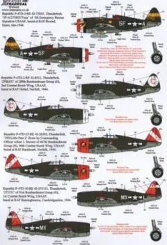 XD72153 P-47C/D Thunderbolt Bomber Formations-Monitore