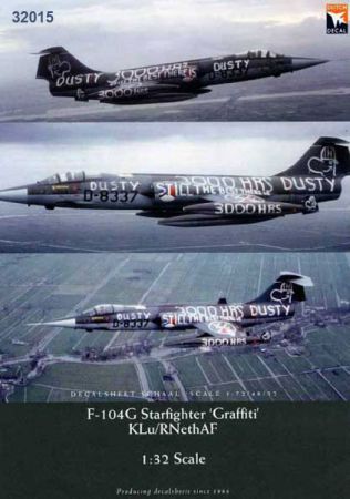 DD32015 F-104G Starfighter Dutch Graffiti