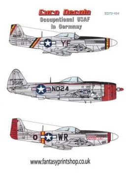 EU72104 P-51D Mustang & F-47D Thunderbolt Occupational USAF in Germany