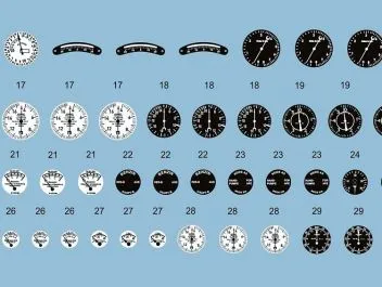 AS32WW1 Cockpit Instruments for Allied and German Aircraft WW I