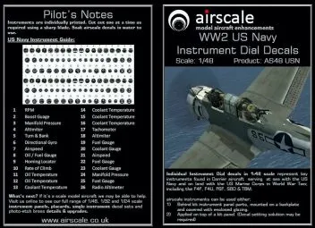 AS48USN Cockpit Instruments for USN/USMC Aircraft WW II