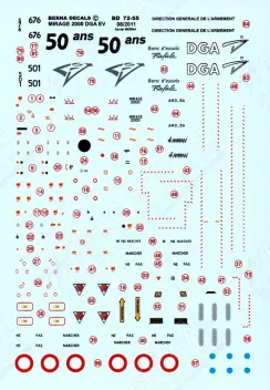 BD72055 Mirage 2000B / D