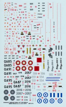 BD72072 Mirage 2000-5 im weltweiten Einsatz