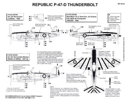 BD32002 P-47D Thunderbolt