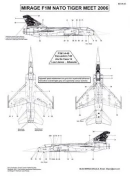 BD48043 Mirage F1M NATO Tiger Meet 2006