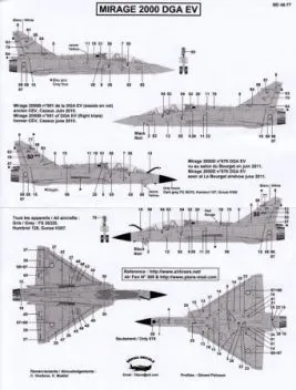 BD48077 Mirage 2000B/D DGA EV (Flight Trials)