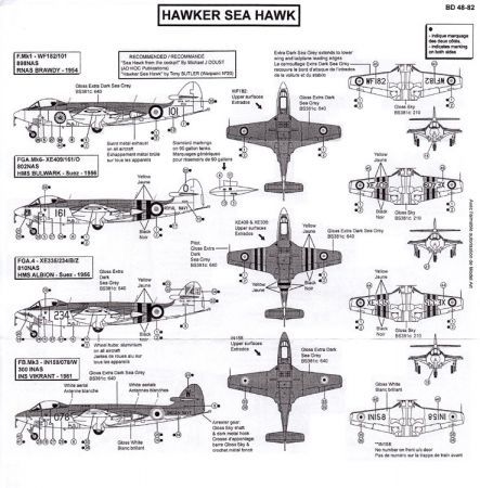 BD48082 Sea Hawk Fleet Air Arm & Indian Navy