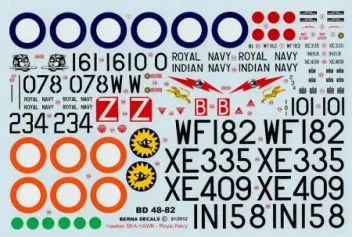 BD48082 Sea Hawk Royal Navy & Indische Marine