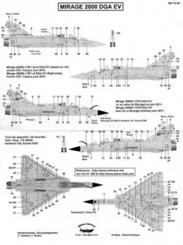 BD72055 Mirage 2000B/D DGA EV (Flugerprobung)