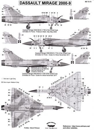 BD72073 Mirage 2000-9EAD Vereinigte Arabische Emirate