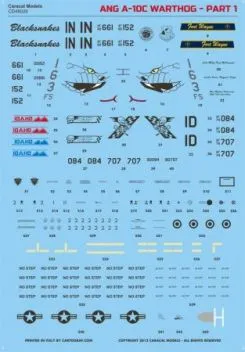CD48028 A-10C Thunderbolt II Indiana & Idaho ANG
