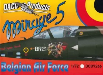 DCD7266 Mirage 5BA/BD/BR Belgian Air Force