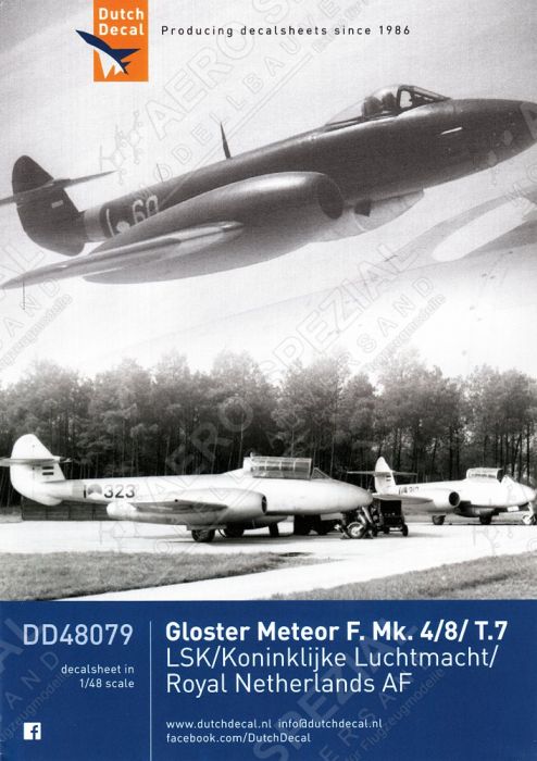 DD48079 Meteor niederländische Luftwaffe und Marine